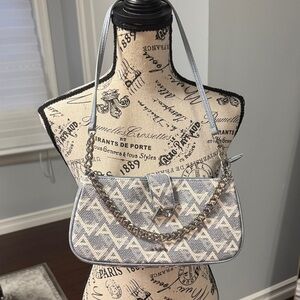 Elegant Gray Patterned Women's Bag